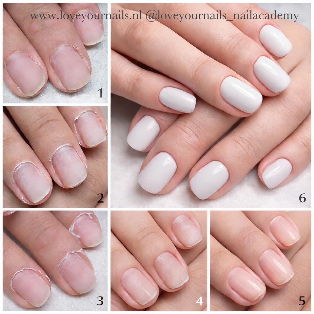 Stappen van een manicurebehandeling